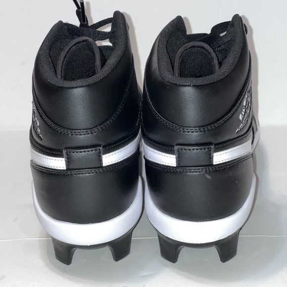 Air Jordan 1 Retro MCS Baseball Cleats Black Molded MEN'S 10 AV5354-001 NEW - Picture 13 of 15